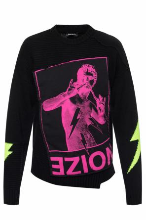 Sweater with colorful applications, zdjęcie 1 Sweater with colorful applications od Diesel